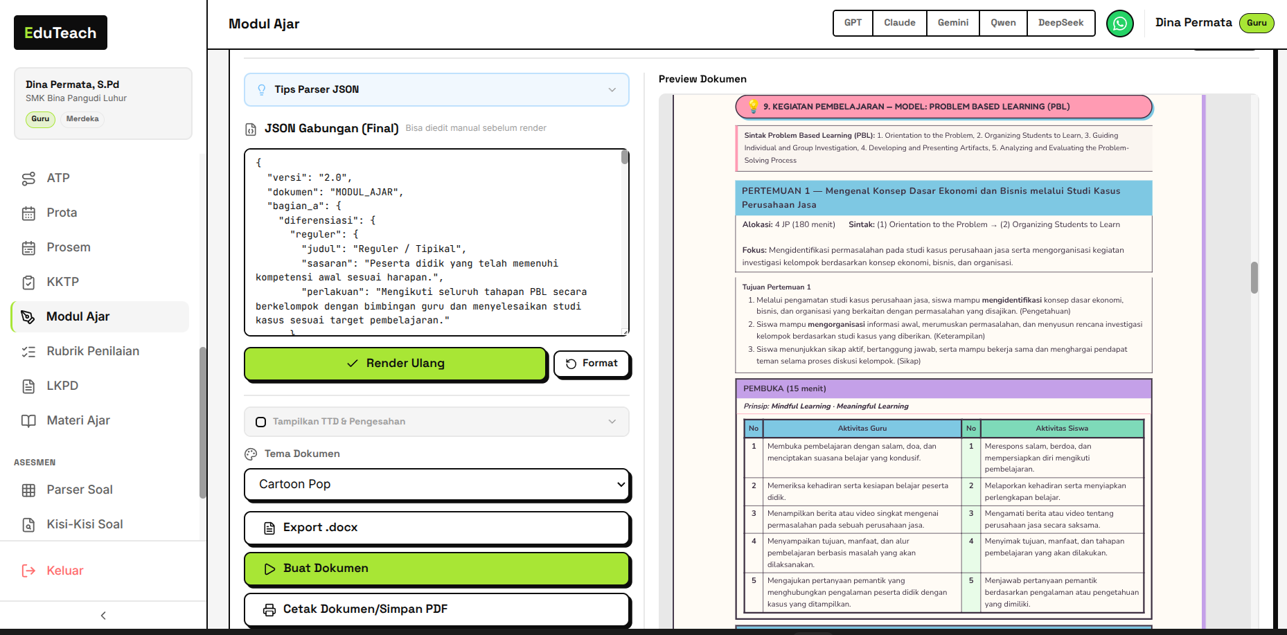 EduTeach - Modul Ajar